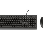 Tastatura+miš TRUST Primo žični set/US/crna