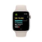 Apple Watch SE GPS 44mm Starlight with Starlight Sport Band - M/L - Image 5