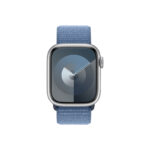 Apple Watch S9 GPS 41mm Silver with Winter Blue Sport Loop - Image 2