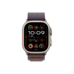 Apple Watch Ultra2 Cellular, 49mm Titanium Case with Indigo Alpine Loop - Large - Image 2