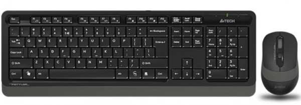 38738 Bezicna tastatura + bezicni mis A4-FG1010 USB YU-LAYOUT Grey - Image 4