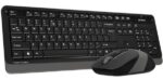 Bezicna tastatura + bezicni mis A4-FG1010 USB YU-LAYOUT Grey - Image 2
