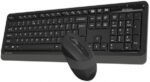 Bezicna tastatura + bezicni mis A4-FG1010 USB YU-LAYOUT Grey
