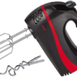 Zilan Mikser ručni ZLN8402/BK , boja crno/crvena, 5 brzina+turbo, 300 W