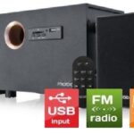 Microlab M105R Aktivni drveni zvucnici 2.1 10W RMS(5W, 2x2.5W) SD, USB,FM, daljinski, 3.5mm