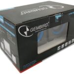 SPK-111 ** Gembird Stereo zvucnici Blue/black, 2 x 3W RMS USB pwr, 3.5mm kutija sa prozorom (379)