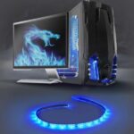 GCLD05BU LED traka, SATA konektor, plava, 50cm