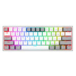 Fizz Pro White/Grey K616 RGB Wireless/Wired Mechanical Gaming Keyboard